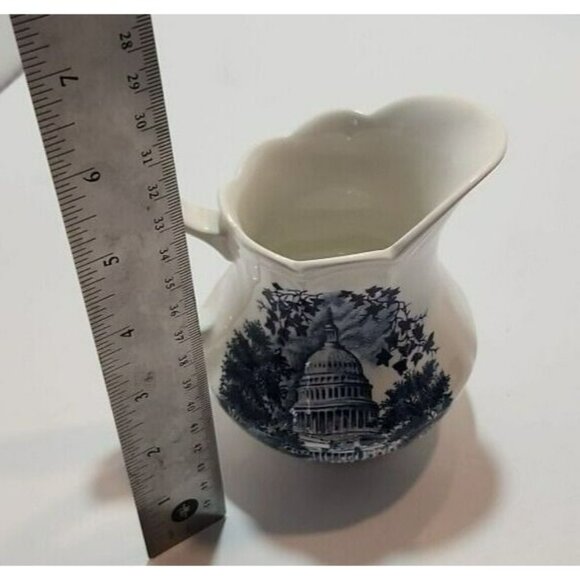 America Hurrah English Ironstone J&G Meakin Sugar Bowl And Creamer Pitcher - Picture 15 of 15